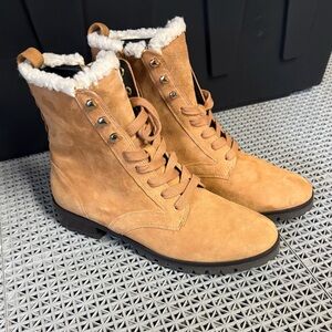 Kate Spade Women’s Lace-Up Leather “Raegan” Boots